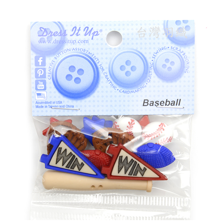 棒球小美釦