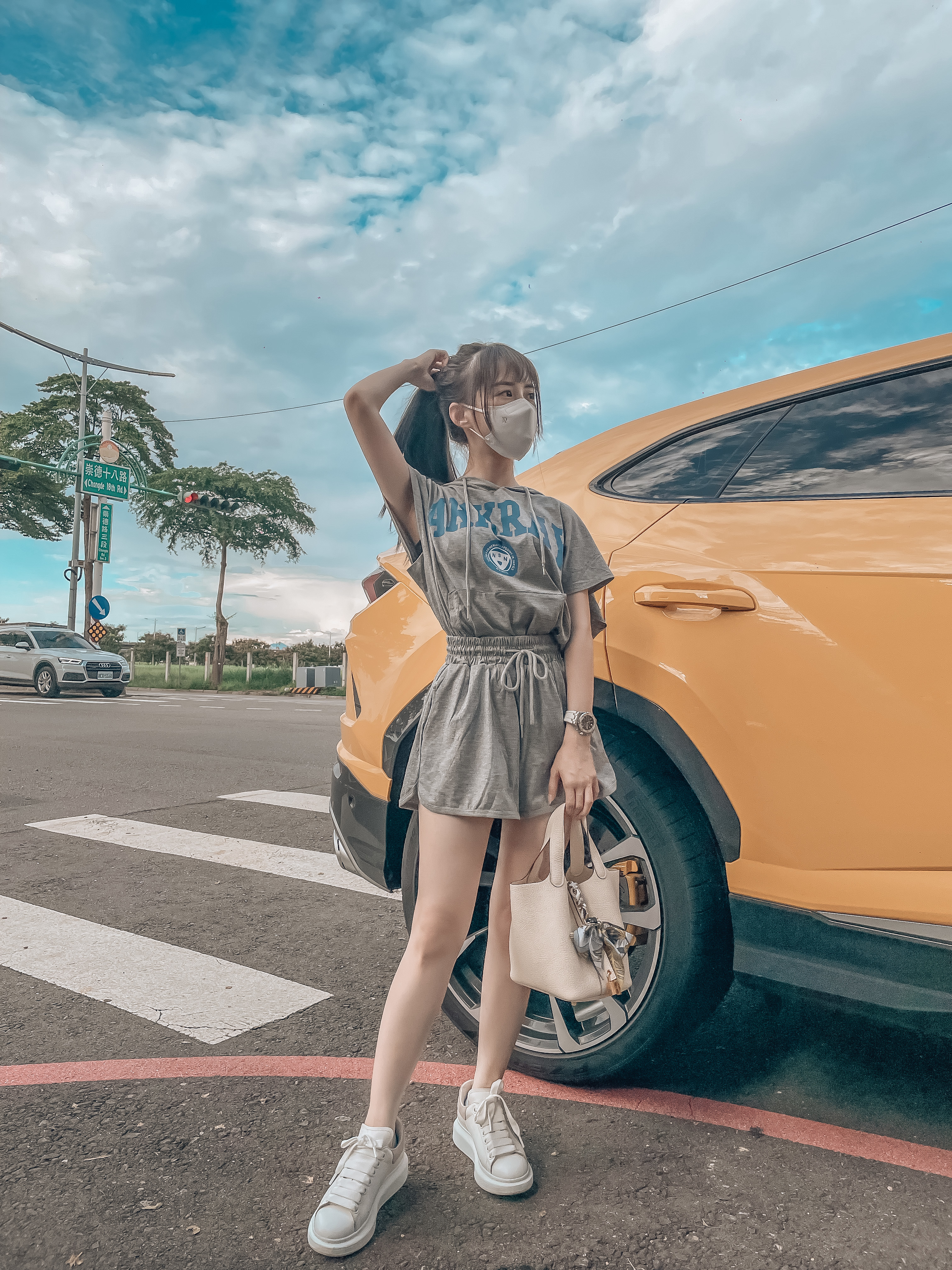 歐美運動字母休閒服｜現貨商品