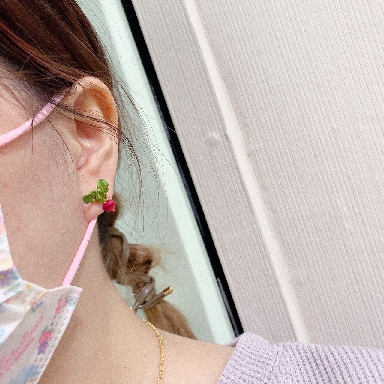 Palnart Poc 紅菜頭耳環