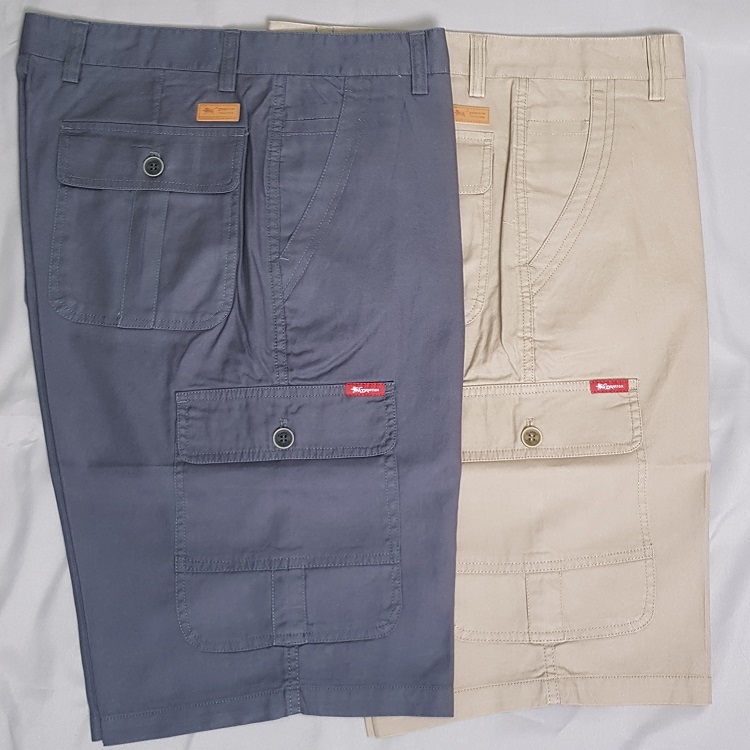 甄褲｜純棉多口袋五分褲｜中高腰直筒・100％棉（28~43 吋）