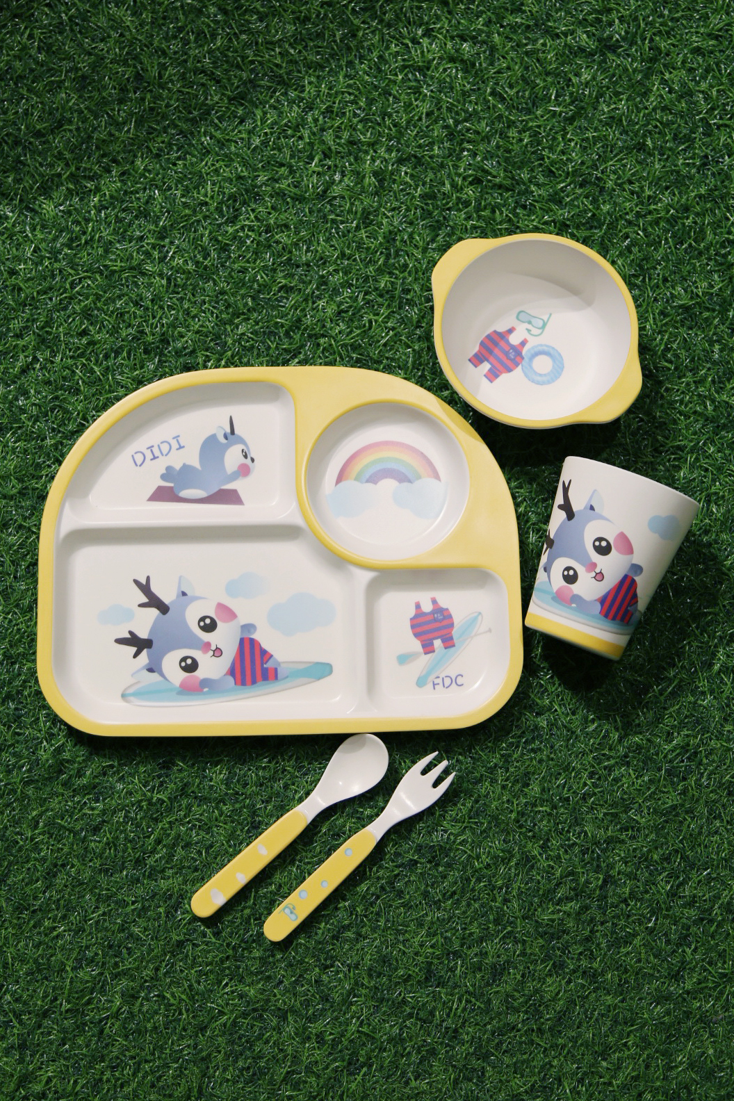 雲品DiDi兒童餐具五件組