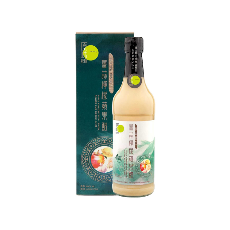 【善意長者用品專門店】原品 - 薑蒜檸檬蘋果醋 | 500ML