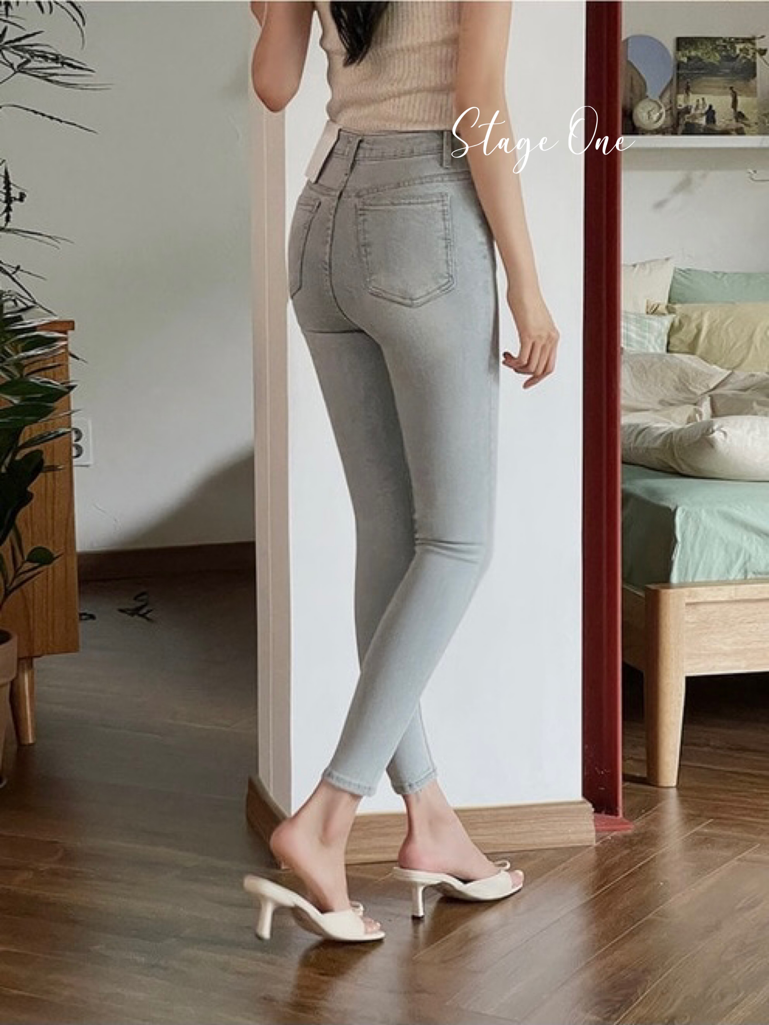 韓國製🇰🇷PT31 小個子必入｜超顯瘦彈性緊身牛仔褲