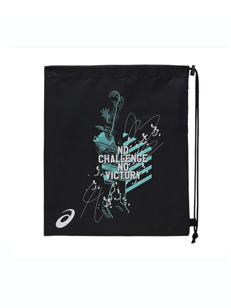 日本直送 Asics 多用途束口袋 - NO CHALLENGE NO VICTORY