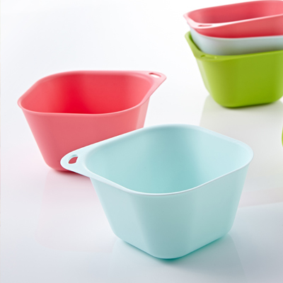 Truvii 趣味 抗菌方碗 環保餐具 兒童餐具 外出 戶外 野餐 露營 野炊 餐碗 碗 餐具