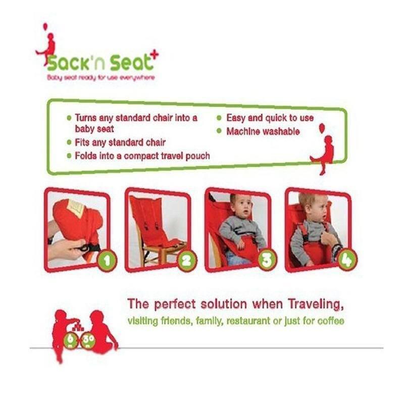 德國 🇩🇪Sack'n seat 便攜式安全兒童餐椅帶