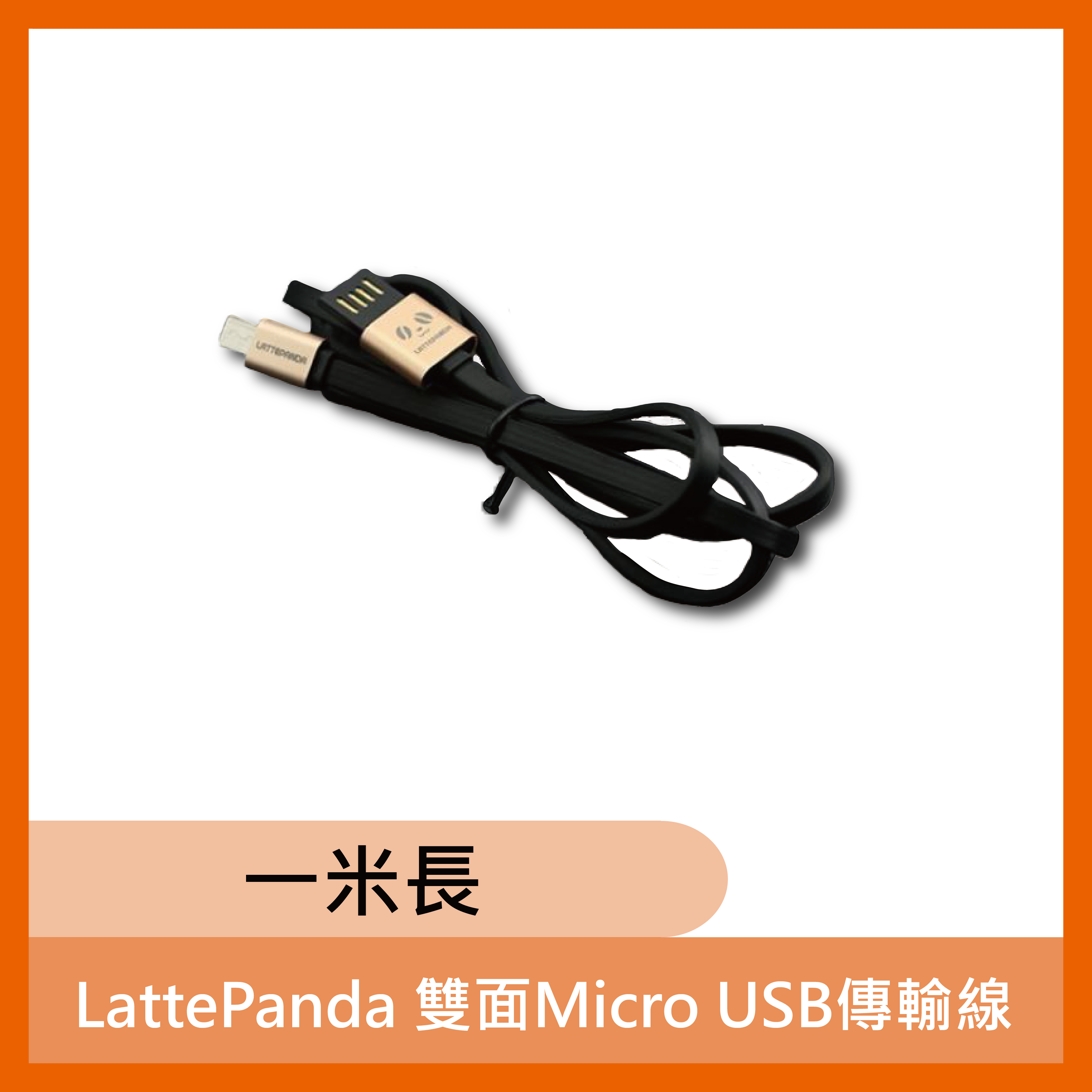 LattePanda 雙面Micro USB傳輸線