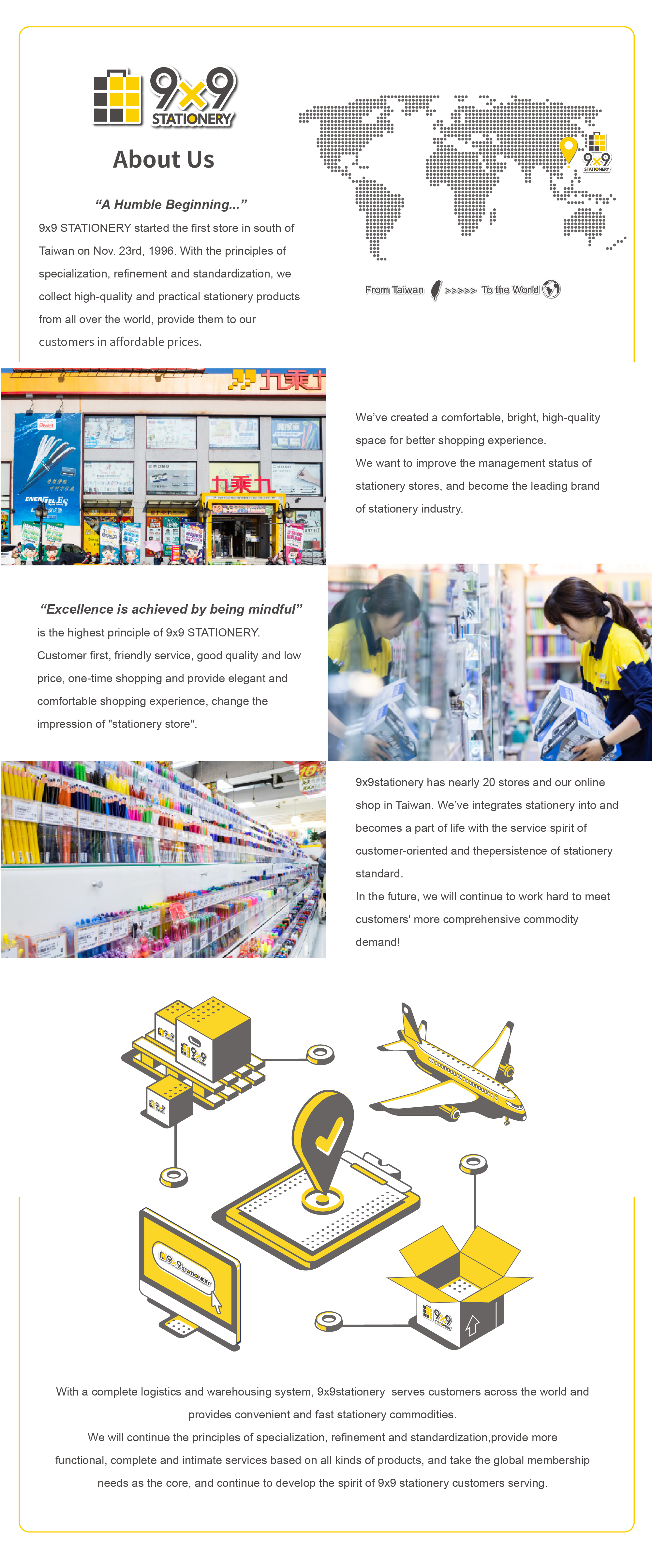 9x9stationery has 10,000 kinds of office supplies, stationery, cartoon stationery, literary handbooks, art supplies, household items and so on, with the best price, flexible pick-up, fast and convenient to meet your purchasing needs