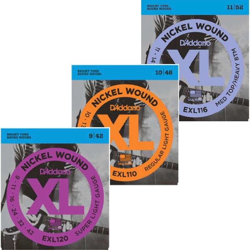 D'Addario Daddario EXL 系列 電吉他弦 鎳弦 — 三峽吉他 / Bass｜YA! 玩音樂