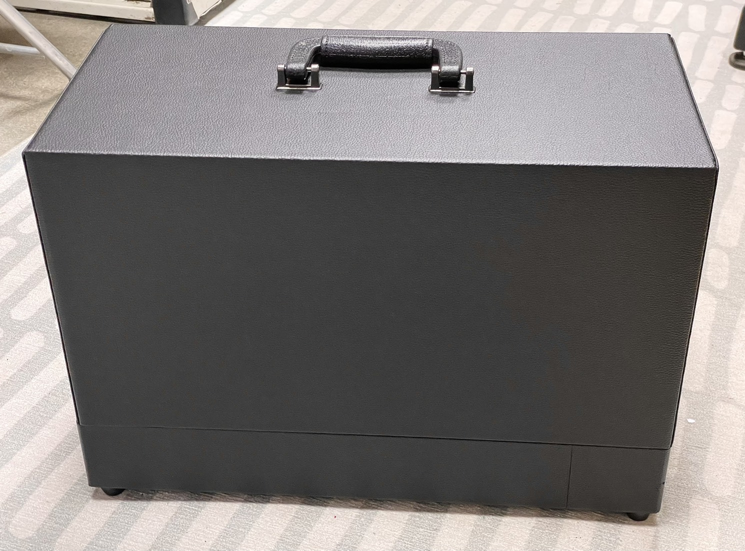 15K舊式縫紉機外箱(皮革黑)台灣製