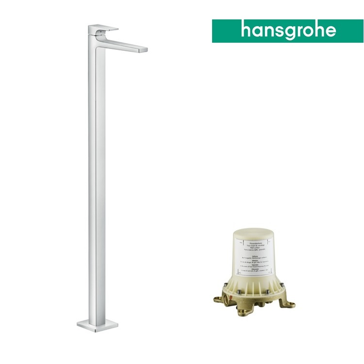 hansgrohe Metropol 32530, -000 + 10452, -180 Freestanding Basin Mixer