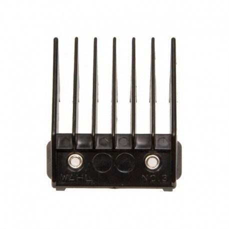 WAHL BLACK METAL CLIP COMB ATTACHEMENT #3 10mm