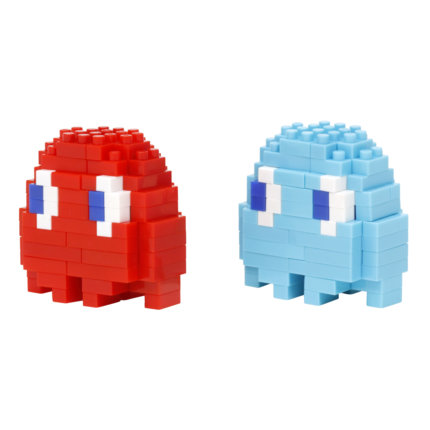 現貨｜Nanoblock「食鬼遊戲」角色系列‧紅色與淺藍色的鬼魂 PAC-MAN (BLINKY & INKY)