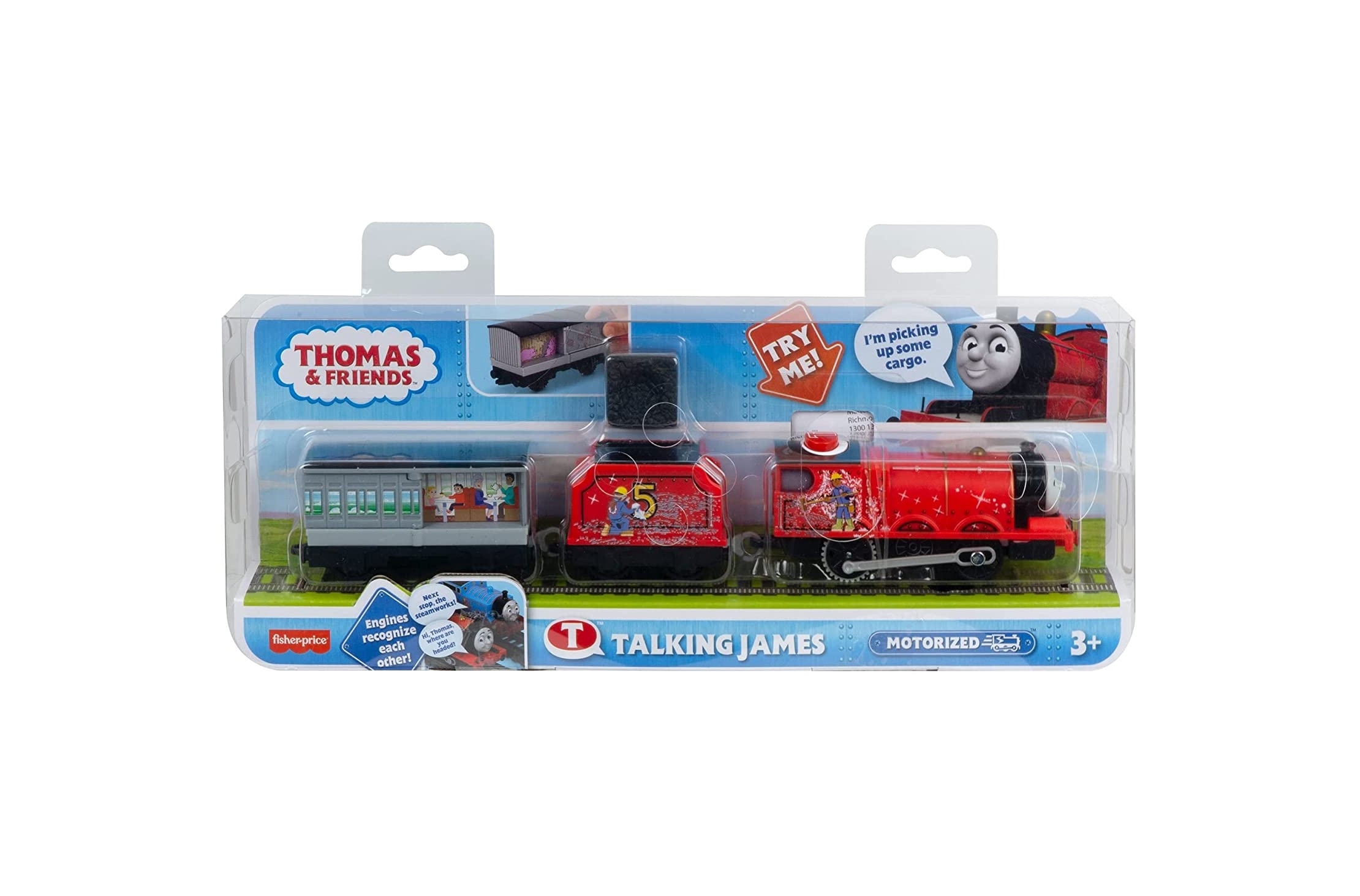 Fisher-Price Thomas & Friends Talking James (Sound & Light Effect