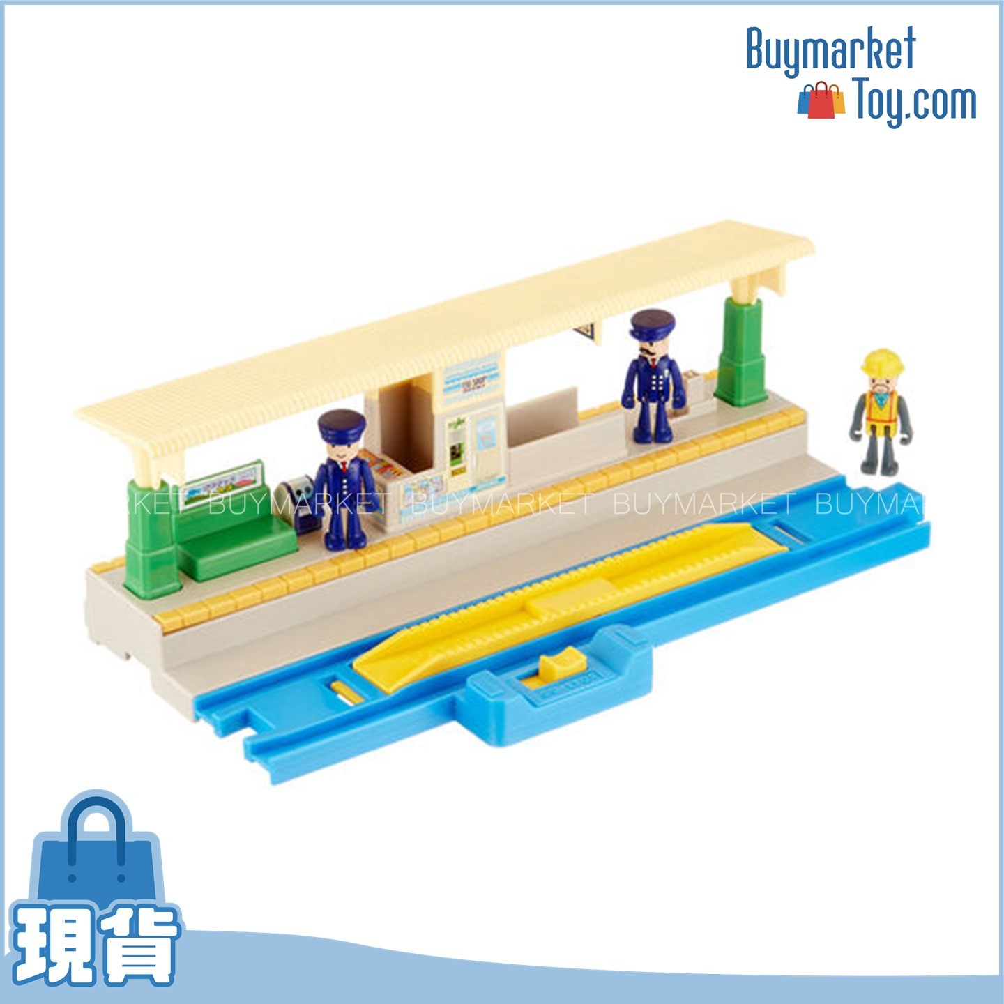 Takara Tomy Plarail 配件 J-28 Plakids Station 套裝 月台連人仔 (不含車)
