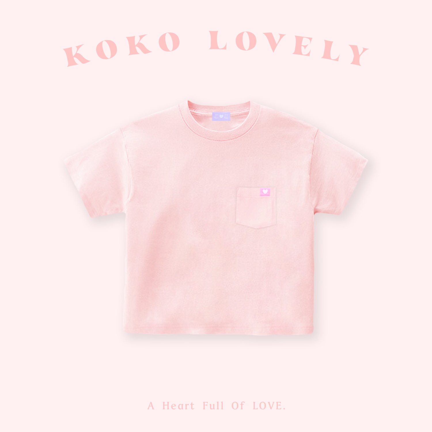 KOKO LOVELY 口袋短版T