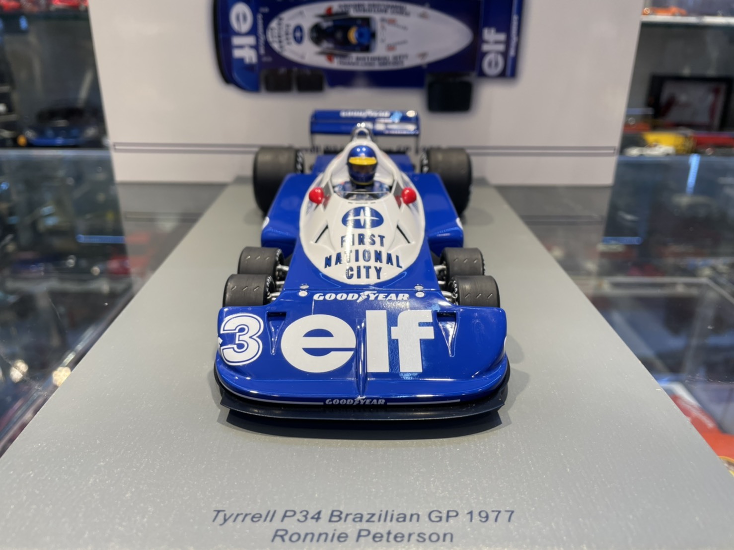 Spark 18S472 Tyrrell P34 Peterson #3 Brazilian GP 1/18