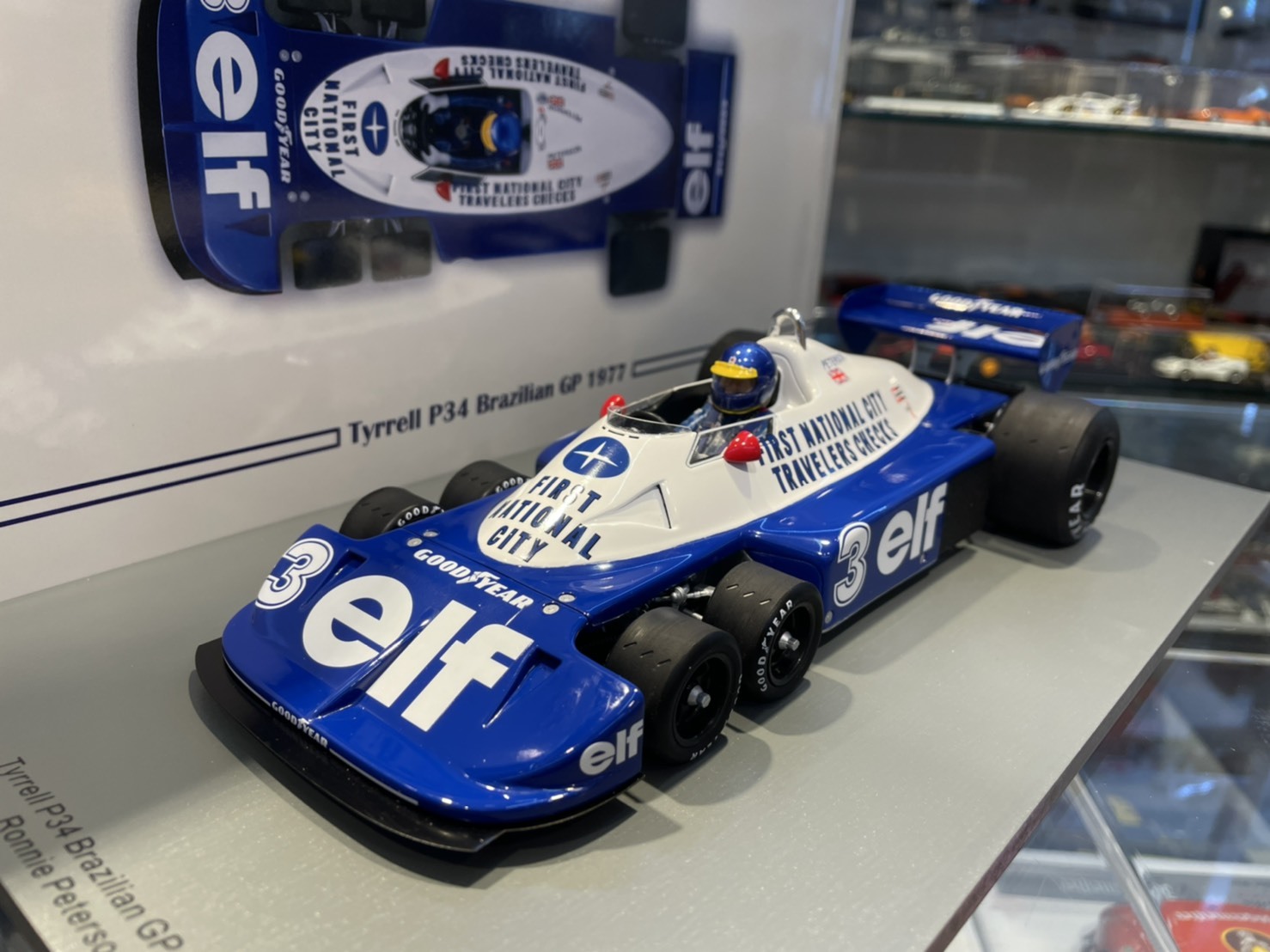 スパーク１/18TyrrellP34　Brazilian　GP1977 Tyrrell P34 #3 Brazilian GP 1977 in 1:18 Scale by Spark | eBay