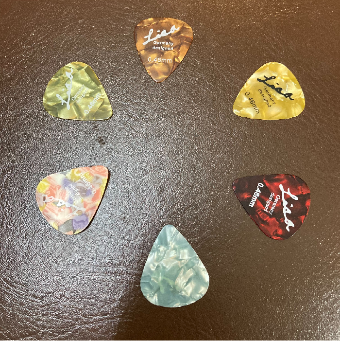 新手專用彈片 Pick 0.46mm 好彈順手 不挑色 買五送一