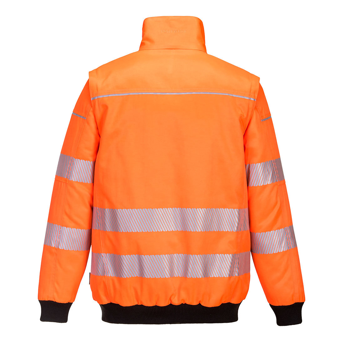 PW302 - PW3 Hi-Vis 三合一 夾克 橙色/黑色