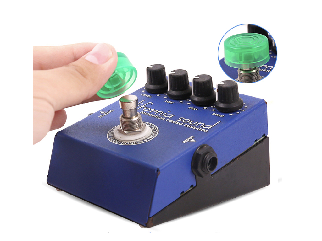 效果器踩釘帽 Pedal Topper 適用於各式效果器踩釘 好踩赤腳也不痛 共8色 第 3 張圖片｜三峽效果器