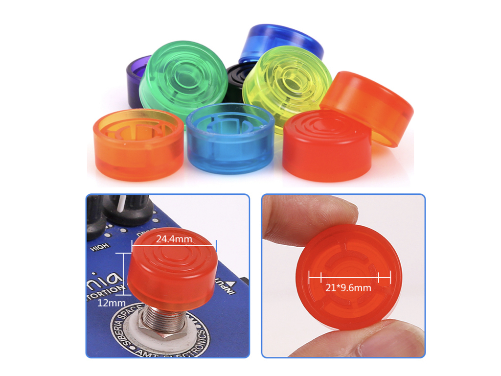 效果器踩釘帽 Pedal Topper 適用於各式效果器踩釘 好踩赤腳也不痛 共8色