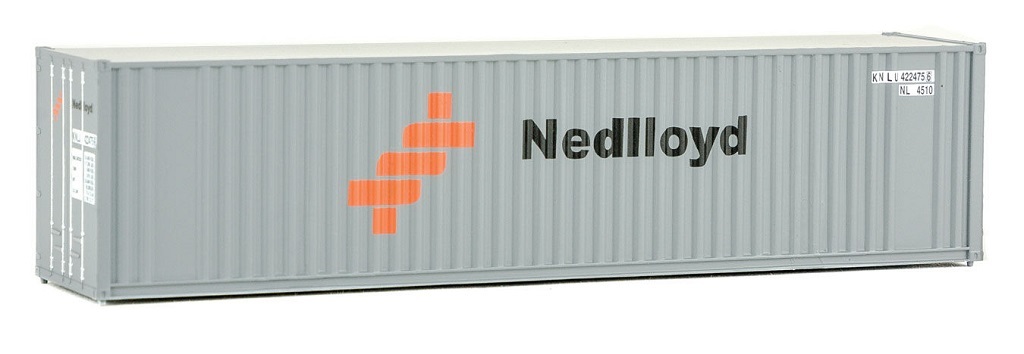 SceneMaster 949-8219 HO規 Nedlloyd 40呎 貨櫃.灰