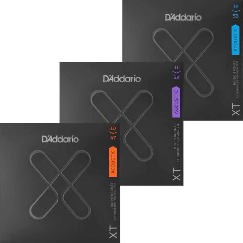 D'Addario Daddario XTABR 系列 民謠吉他弦 塗層 80/20黃銅 — 三峽吉他 / Bass｜YA! 玩音樂