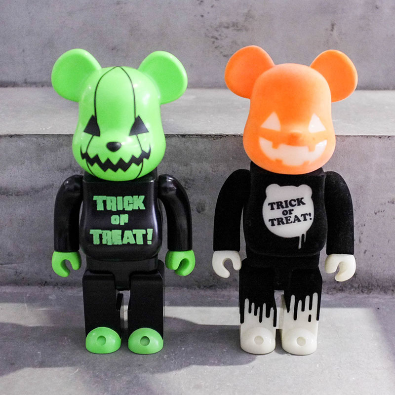 【車庫服飾】收藏品出售 BEARBRICK MEDICOM TOY HALLOWEEN 400% 夜光 絨毛 萬聖節 熊