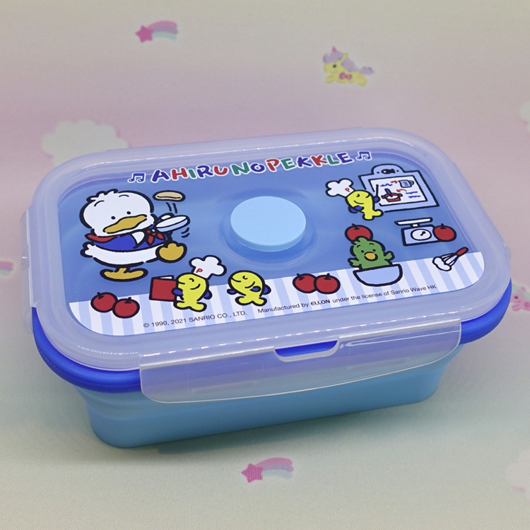 21119-AP Sanrio AP 鴨摺疊矽膠餐盒 第2回 S size