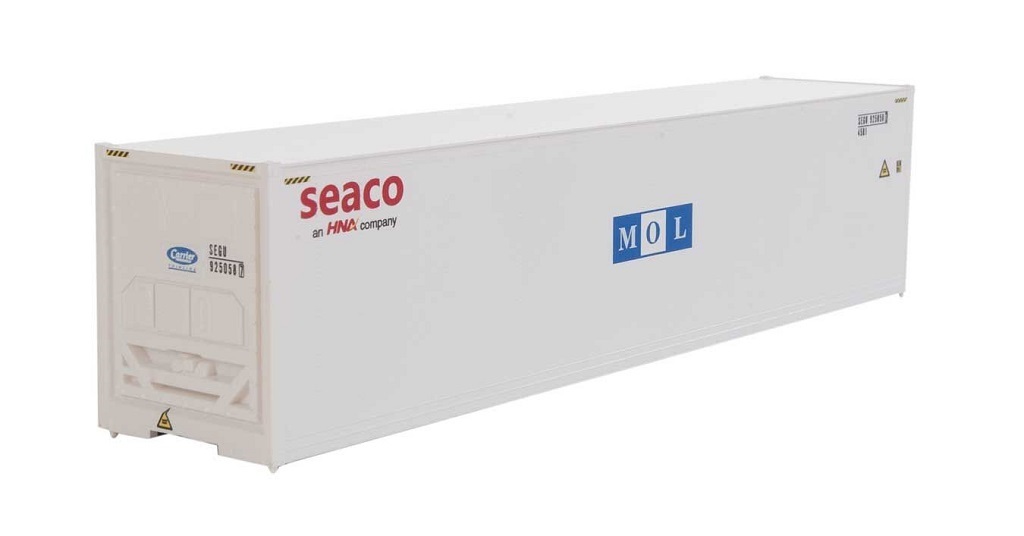 SceneMaster 949-8365 HO規 SEACO/MOL 40呎 貨櫃.白