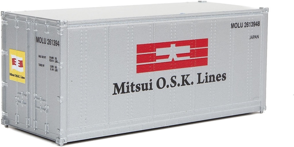 SceneMaster 949-8665 HO規 Mitsui OSK 20呎 貨櫃.白