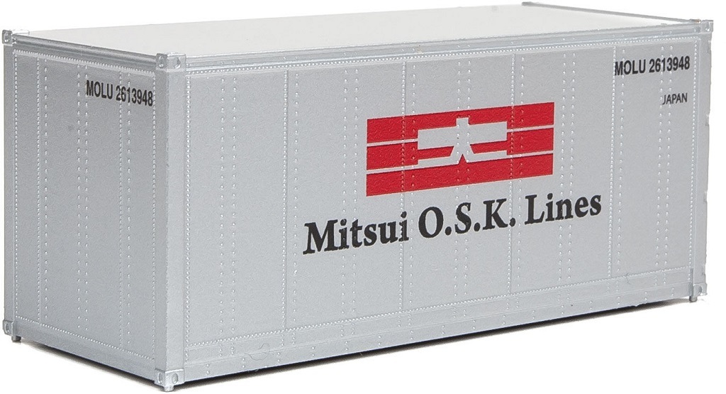 SceneMaster 949-8665 HO規 Mitsui OSK 20呎 貨櫃.白