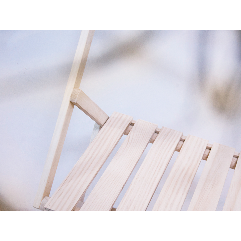 原木圓生 展示手工三層架加桿