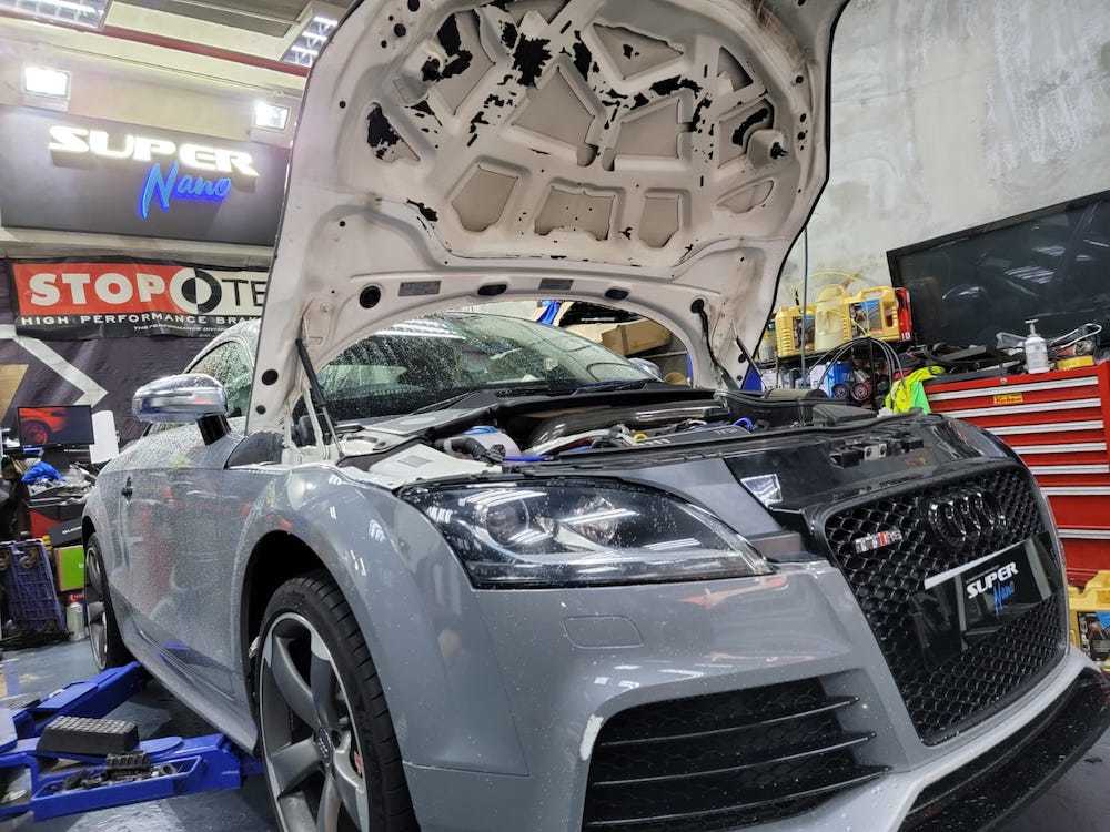 奧迪 Audi TT RS Super Nano 引擎修復劑 火炭 浚車汽車 換油 機油
