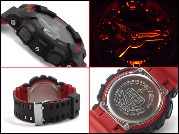 Buy Casio G-Shock GA-110HR-1B Black x Red Men Watch