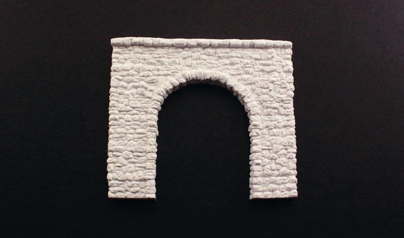 Woodland C1255 HO規 單線石頭隧道口