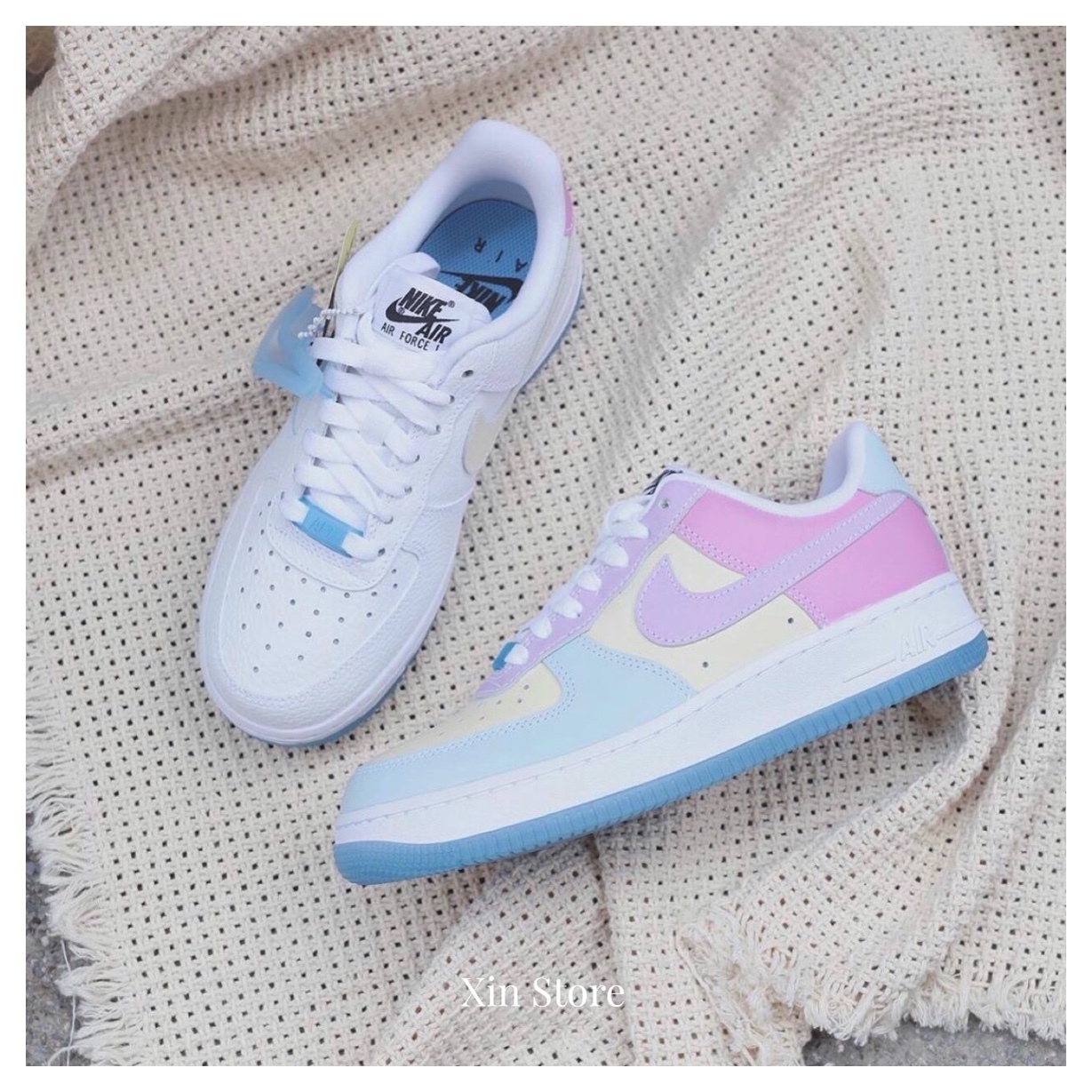 Nike Air Force 1 Low UV AF1 熱感應整雙變色白藍