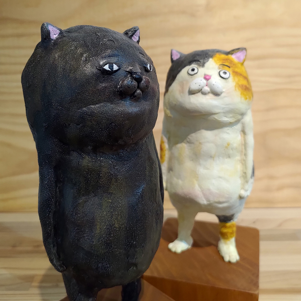 【ehcat貓室友】貓公仔雕塑-基本版