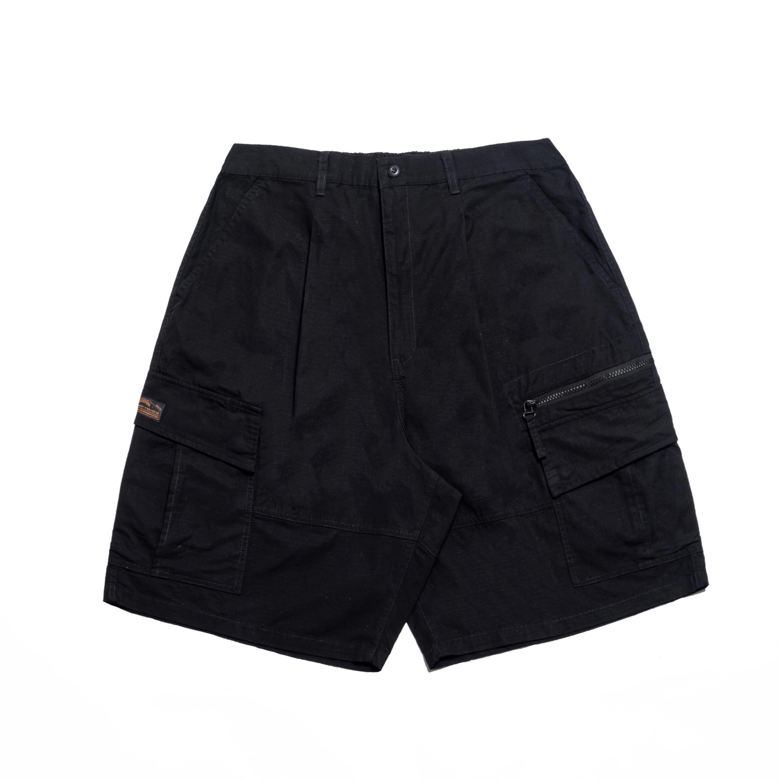 2種類選べる WTAPS CARGO SHORTS 01 SHORTS BLACK 黒 S - ショートパンツ