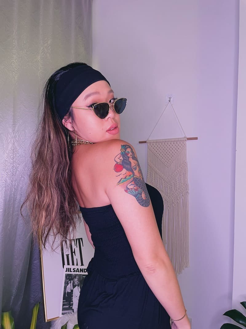 復古寬版針織髮帶