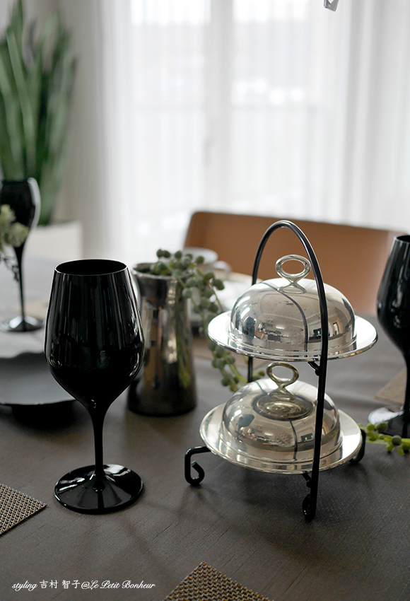 木村硝子店 Authentis黑色無鉛水晶盲飲杯