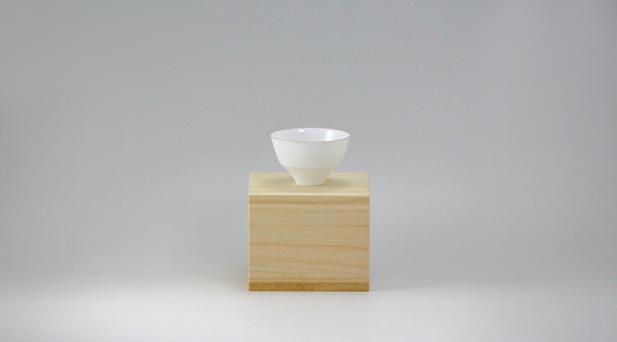 やま平窯 蛋殼清酒杯(日月)