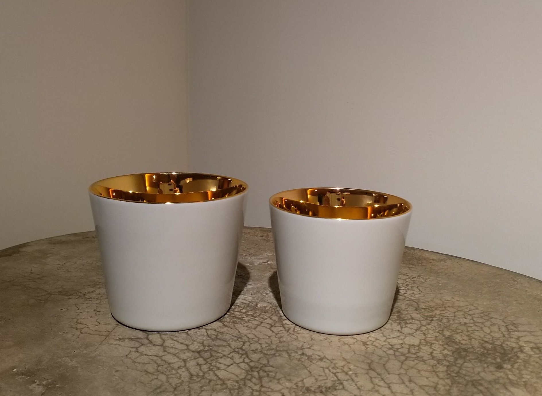 木村硝子店 Blanco 陶瓷杯(金)