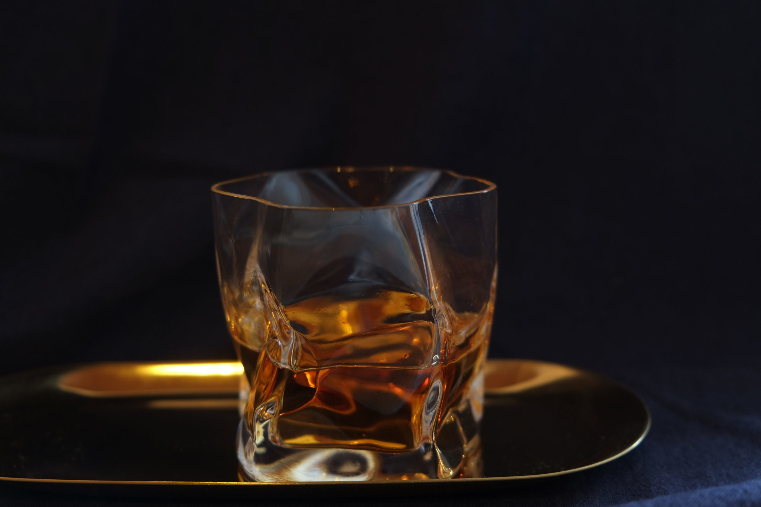 木村硝子店  皺摺感威士忌杯 300ml