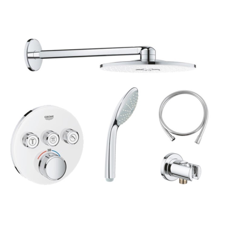GROHE｜SmartControl 定溫埋壁淋浴組 26475LS0