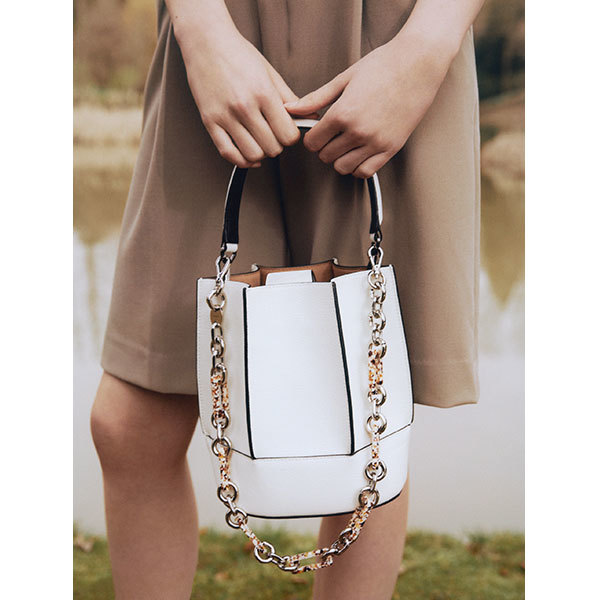 LOEUVRE Sac de Lumiere FA9SB001-06/FA0SB001-06 - BLACK + WHITE