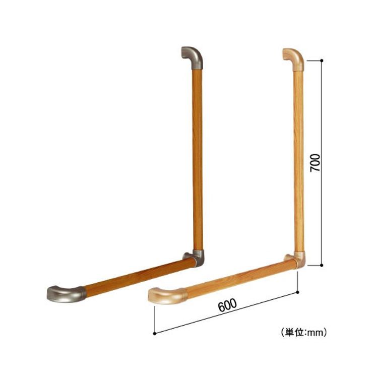 Mazroc - L型扶手 (60 x 70cm) (啡色/浅啡色)