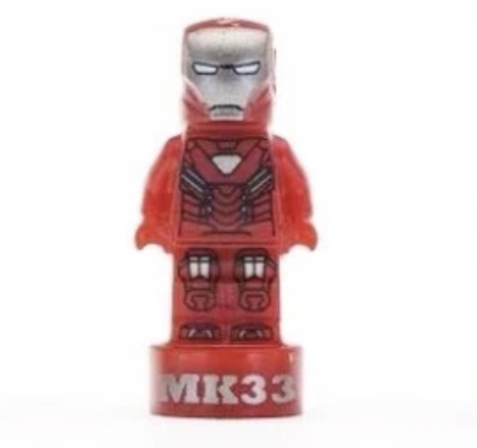 [Minifigs.Factory] 鋼鐵人棋子(紅)