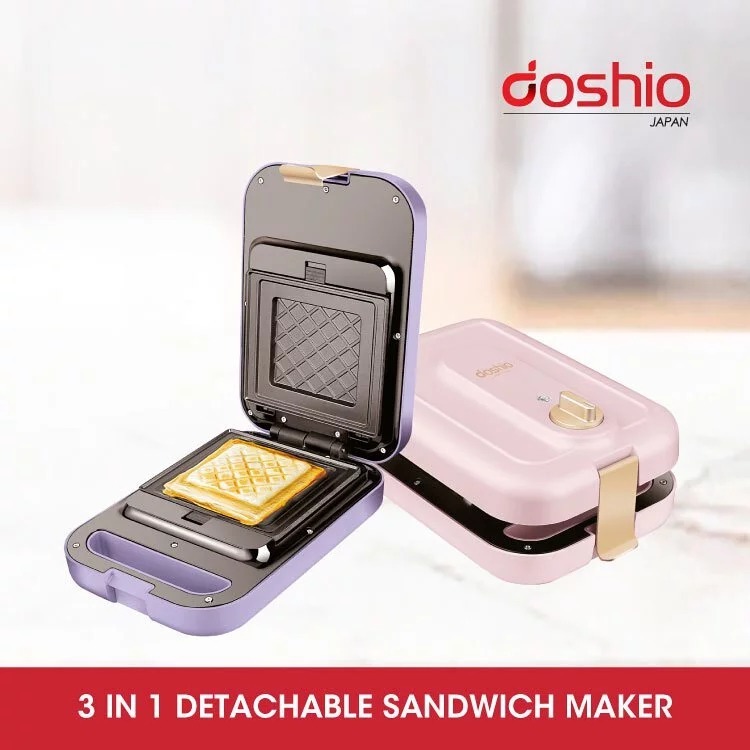 Doshio 3 In 1 Sandwich Maker